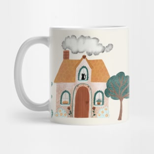 Cozy Cottage Scene Mug